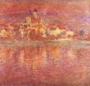 Claude Monet Vetheuil Setting Sun oil painting picture wholesale